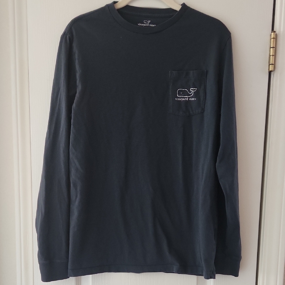 Vineyard Vines Blue Long Sleeve Tee, Size XL